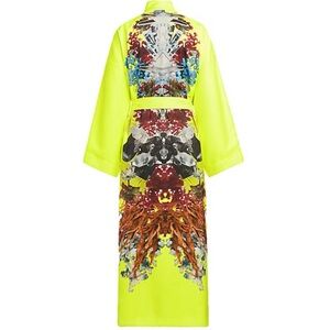 Adidas Ivy Park Satin Robe unisex size L in bright yellow like new